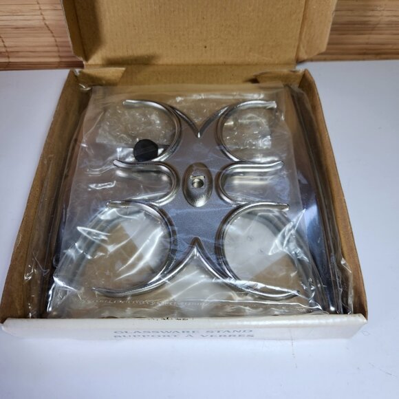 Alexander Keith's Beer Glasses and Stand Set 4 Glasses India Pale Ale - Picture 15 of 16